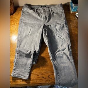 Lauren Ralph Lauren Charcoal Jeans, Classic Skinny, Stretch, 14